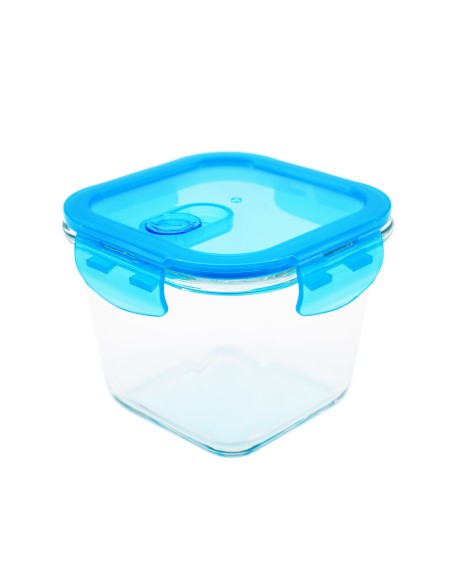 HAIZEA by Martín Berasategui - Envase cristal templado azul cuadrado 900ml