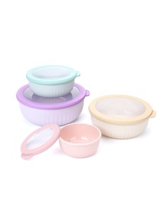 HAIZEA by Martín Berasategui - Set 4 envases redondos con...