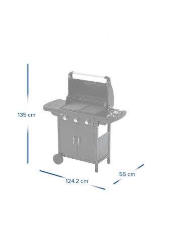 Barbacoa Campingaz BBQ Compact 3 EXS + Funda