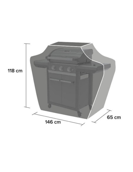 Barbacoa Campingaz BBQ Compact 3 EXS + Funda