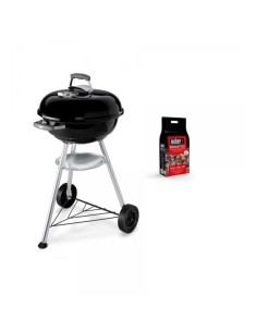 Barbacoa Weber Compact Kettle carbón 47 cms + 3 kgs...