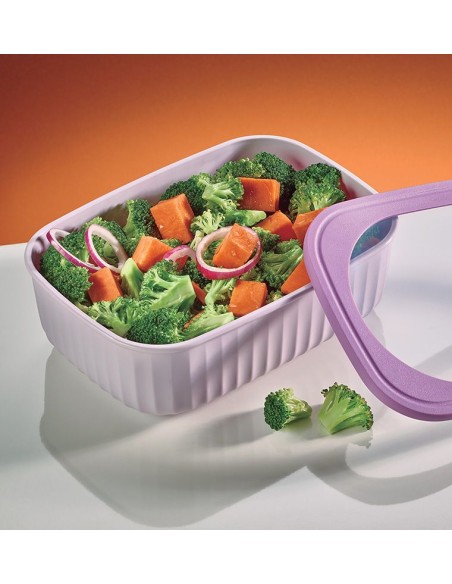 HAIZEA by Martín Berasategui - Set 4 envases rectangulares con tapa hermética soft color