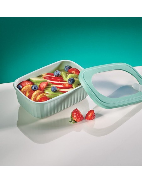 HAIZEA by Martín Berasategui - Set 4 envases rectangulares con tapa hermética soft color