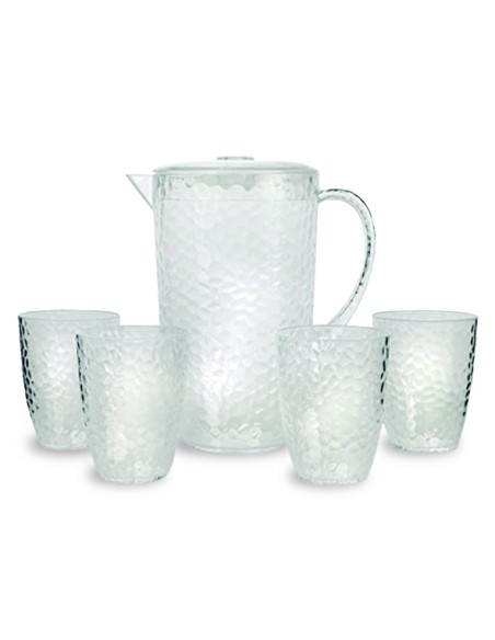 HAIZEA by Martín Berasategui - Jarra y vasos metacrilato set 5 piezas