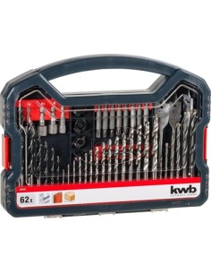 SET 62 PCS. PWRBOX BROCAS Y PUNTAS