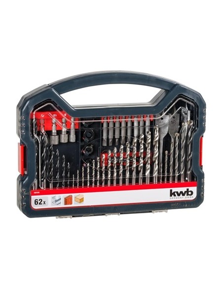 SET 62 PCS. PWRBOX BROCAS Y PUNTAS