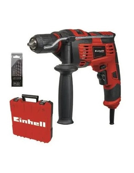 TALADRO PERCUTOR CON ACCESORIOS EINHELL TH-ID 720/1 KIT 65PCS PUNTAS Y BROCAS