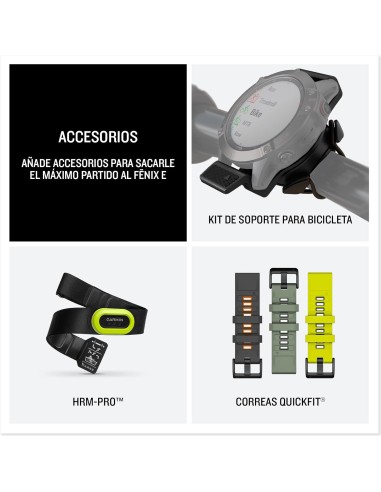 RELOJ GARMIN FENIX E 47MM ACERO GRIS 010-03025-01