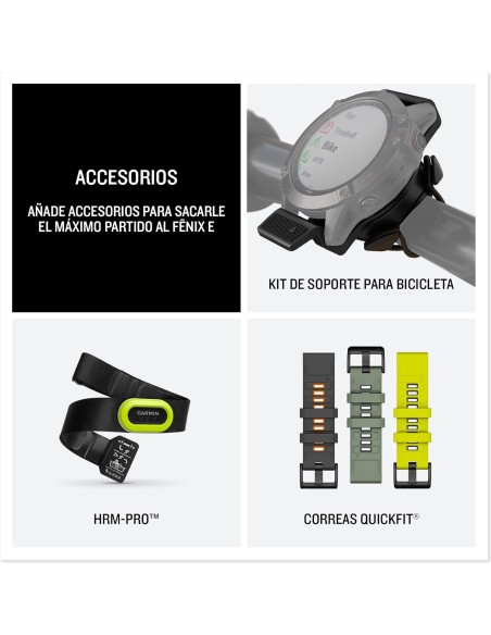 RELOJ GARMIN FENIX E 47MM ACERO GRIS 010-03025-01