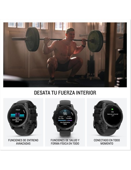 RELOJ GARMIN FENIX E 47MM ACERO GRIS 010-03025-01