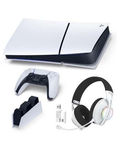 PACK CONSOLA PS5 DIGITAL+MANDO+BASE...