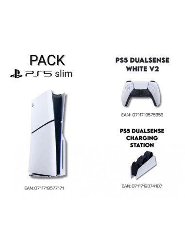 PACK CONSOLA PS5 SLIM CHASIS D + PS5 DUALSENSE...