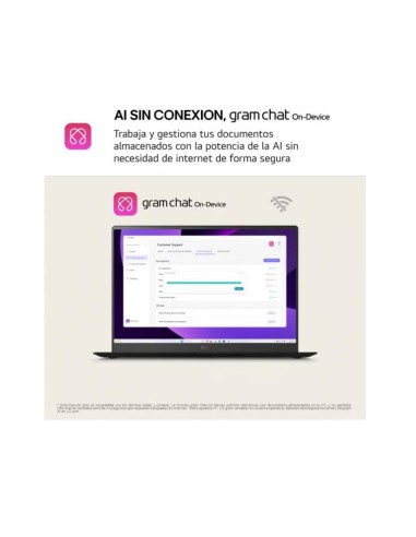 PORTÁTIL LG gram 17" 17Z90T-G.AA78B