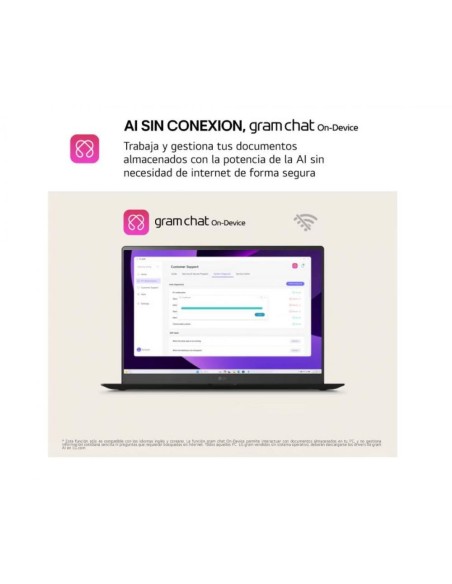 PORTÁTIL LG gram 17" 17Z90T-G.AA78B