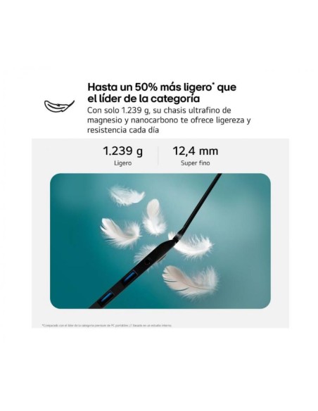 PORTÁTIL LG gram 16" 16Z90TS-G.AU99B