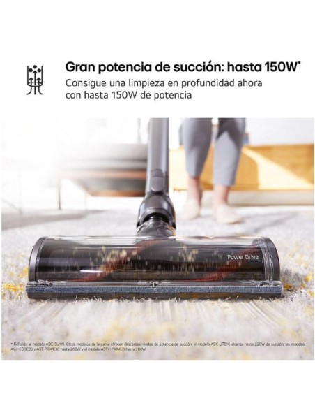 ASPIRADOR ESCOBA LG CORDZERO 150W SUCCIÓN A9C-SLIM1C.BCBQEUR