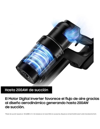 ASPIRADOR ESCOBA SIN CABLE SAMSUNG JET 75E PRO...