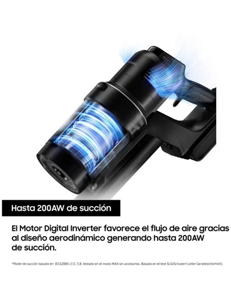 ASPIRADOR ESCOBA SIN CABLE SAMSUNG JET 75E PRO DIGITAL INVERTER