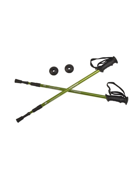 Conjunto de Bastones de Trekking en Aluminio Columbus TK1 Verde