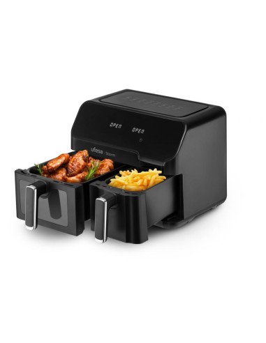 FREIDORA DE AIRE UFESA STORM DOBLE CUBETA 5.5L...
