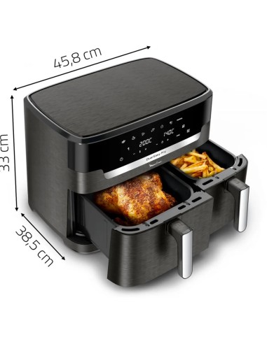 FREIDORA DE AIRE MOULINEX DUAL EASY FRY EZ942HF0