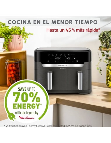 FREIDORA DE AIRE MOULINEX DUAL EASY FRY EZ942HF0