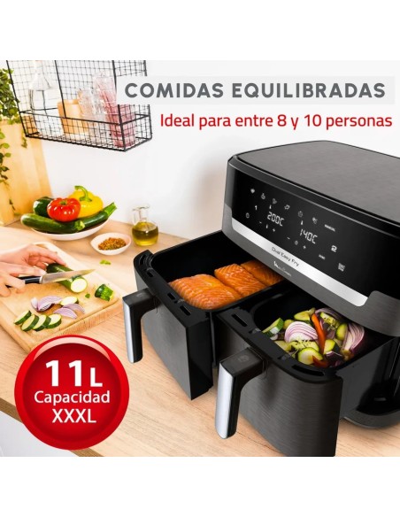 FREIDORA DE AIRE MOULINEX DUAL EASY FRY EZ942HF0