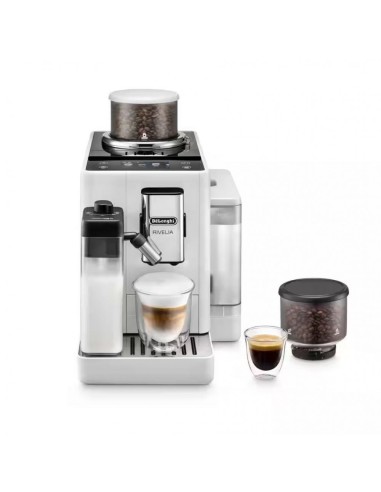 CAFETERA DELONGHI RIVELIA BLANCO ÁRTICO
