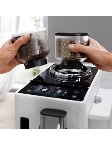 CAFETERA DELONGHI RIVELIA BLANCO ÁRTICO