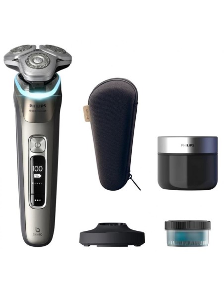 AFEITADORA ELECTRICA WET & DRY con SkinIQ i9000 PRESTIGE XP9208/30