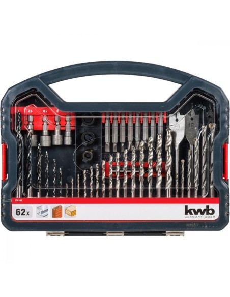 TALADRO PERCUTOR EINHELL TP-CD 18/70 Li-i BL (2x2,0Ah) + JUEGO DE 62 PUNTAS Y BROCAS SURTIDAS