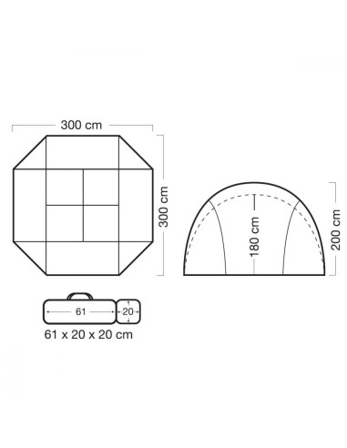 CARPA SHADOW KARPA DE CAMPING COLUMBUS A09074