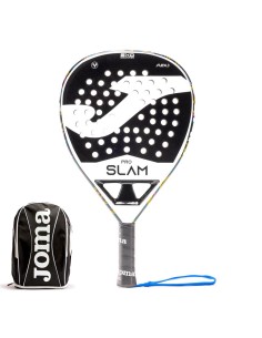 PALA DE PÁDEL SLAM PRO BLANCO NEGRO + MOCHILA OPEN