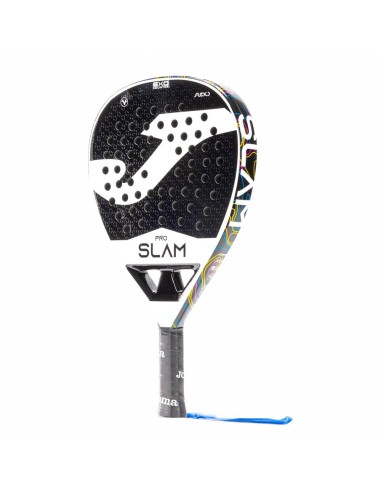 PALA DE PÁDEL SLAM PRO BLANCO NEGRO + MOCHILA OPEN