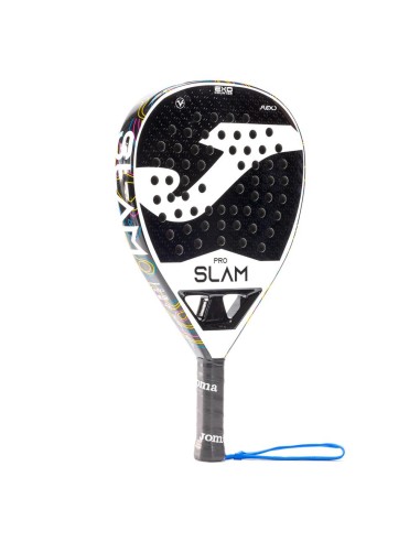 PALA DE PÁDEL SLAM PRO BLANCO NEGRO + MOCHILA OPEN