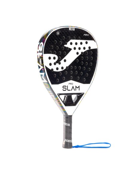 PALA DE PÁDEL SLAM PRO BLANCO NEGRO + MOCHILA OPEN