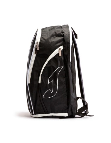 PALA DE PÁDEL SLAM PRO BLANCO NEGRO + MOCHILA OPEN