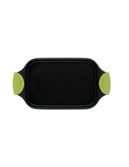 Asador Bandeja Castey Fundix Antiadherente de Aluminio Fundido con Asas Desmontables de Silicona Kiwi