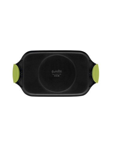 Asador Bandeja Castey Fundix Antiadherente de Aluminio Fundido con Asas Desmontables de Silicona Kiwi