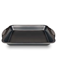 Fuente antiadherente de acero al carbono para horno