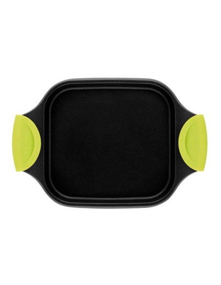 Asador Bandeja Castey Fundix Antiadherente de Aluminio Fundido con Asas Desmontables de Silicona Kiwi