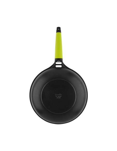Wok Castey Fundix Antiadherente de Aluminio Fundido con Mango Desmontable