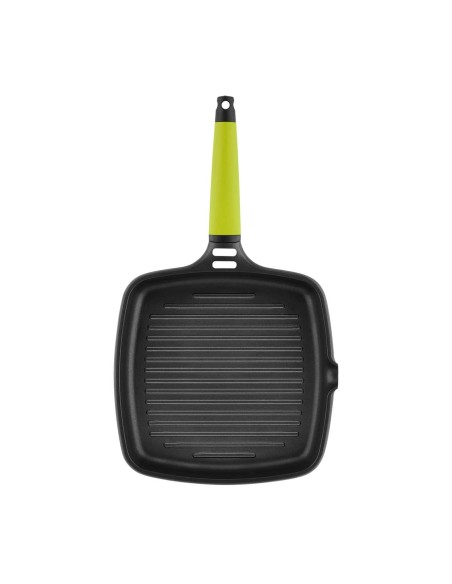 Grill Castey Fundix Antiadherente de Aluminio Fundido con Mango Desmontable