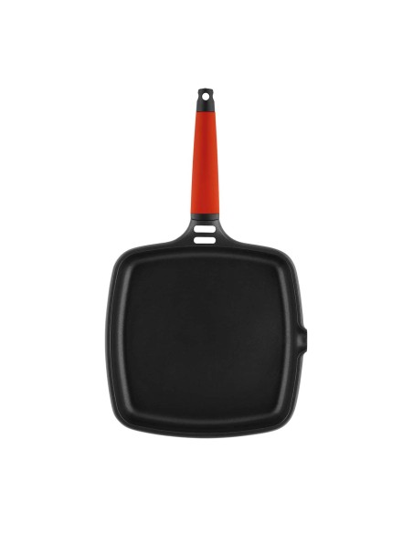 Asador Castey Induction Antiadherente de Aluminio Fundido con Mango Desmontable