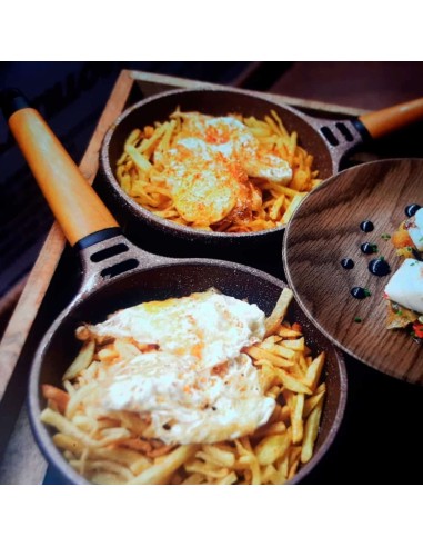 Sartén Castey Terracota de Aluminio Fundido con...