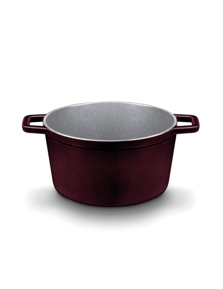 Cacerola Alta Castey Cocotte de Hierro Fundido Esmaltado con Tapadera (Colección Purple Sapphire)