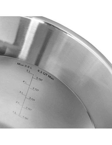 Cacerola Media Castey Artic de Acero Inoxidable...