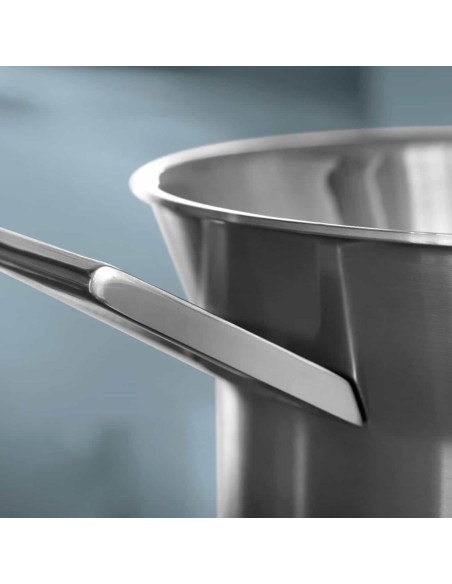 Cacerola Media Castey Artic de Acero Inoxidable Tricapa con Tapadera Reversible