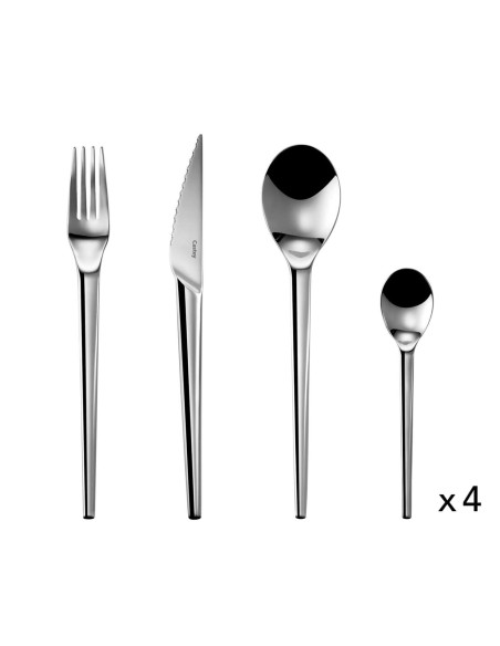 Set Básico de Cubiertos de Mesa - Para 4 Personas - 16 Piezas