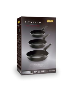 Set Sartenes Castey Titanium Full Induction